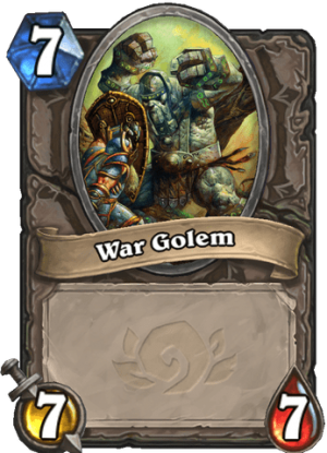 War Golem Card