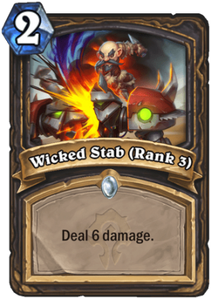 Wicked Stab (Rank 3) Card