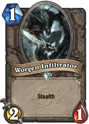 Worgen Infiltrator Card