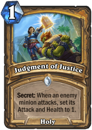 Judgment of Justice Card