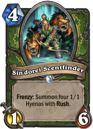 Sin’dorei Scentfinder Card