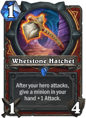 Whetstone Hatchet Card