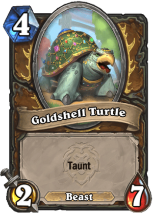 Goldshell Turtle Card