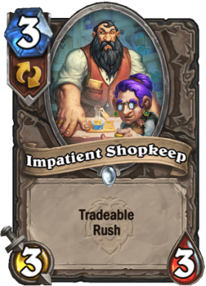 Impatient Shopkeep Card