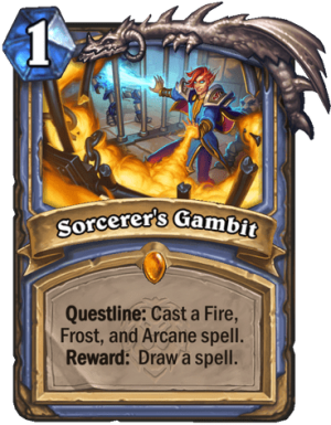 Sorcerer’s Gambit Card