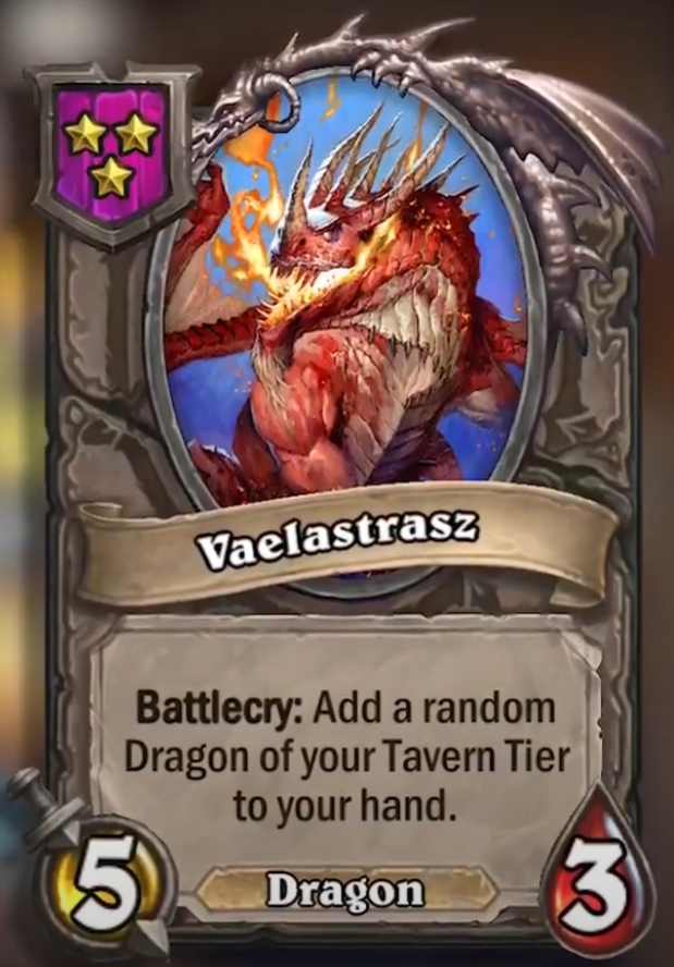 Vaelastrasz (Alexstrasza) Card!