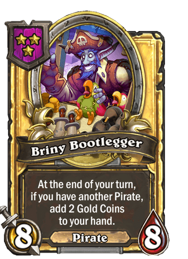 Briny Bootleger Card