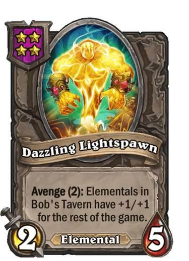 Dazzling Lightspawn Card!