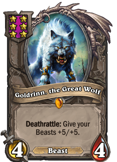 Goldrinn, the Great Wolf Card!