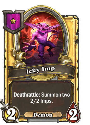 Icky Imp Card