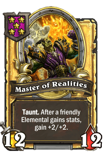 Master of Realities Card