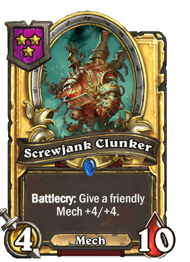 Screwjank Clunker Card