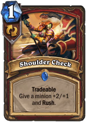 Shoulder Check Card