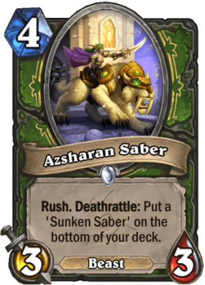 Azsharan Saber Card