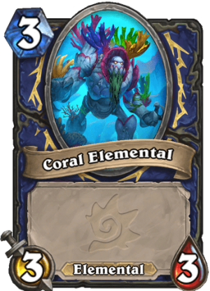 Coral Elemental Card