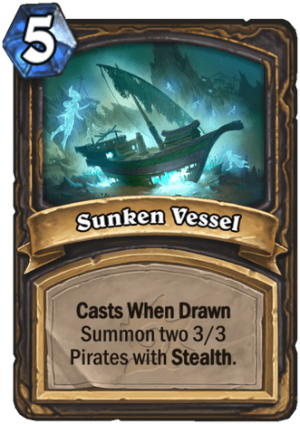 Sunken Vessel Card