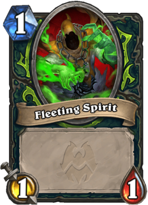 Fleeting Spirit Card