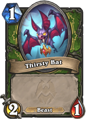 Thirsty Bat Card