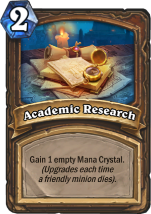 Academic Research Card