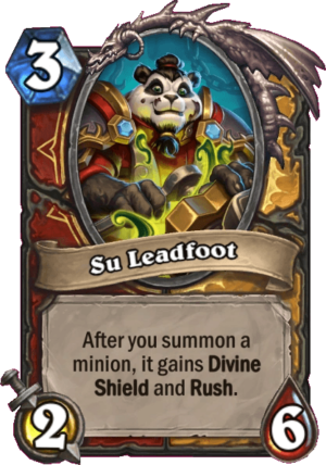 Su Leadfoot Card