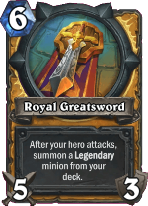 Royal Greatsword Card