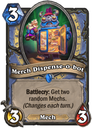 Merch Dispense-o-bot Card