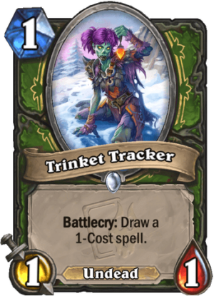 Trinket Tracker Card