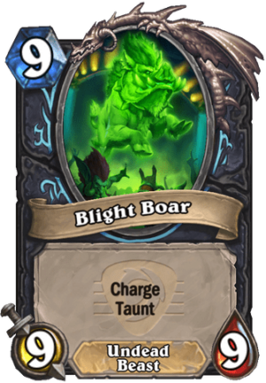 Blight Boar Card