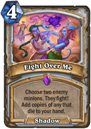 Fight Over Me Card