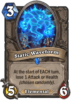 Static Waveform Card