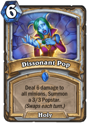 Dissonant Pop Card