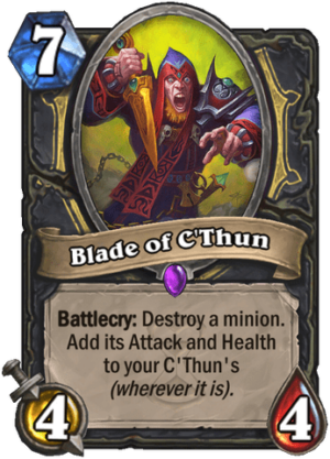 Blade of C’Thun Card