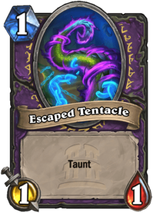 Escaped Tentacle Card