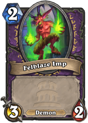 Felblaze Imp Card