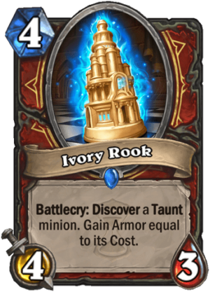 Ivory Rook Card