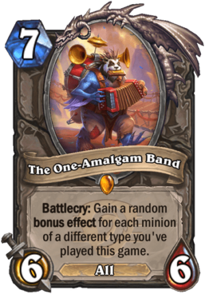 The One-Amalgam Band Card