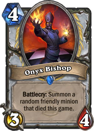 Onyx Bishop Card