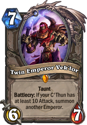 Twin Emperor Vek’lor Card