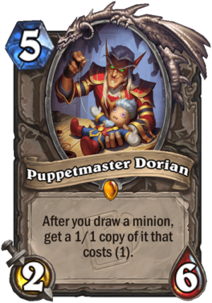 Puppetmaster Dorian Card