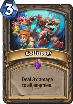 Collapse! Card