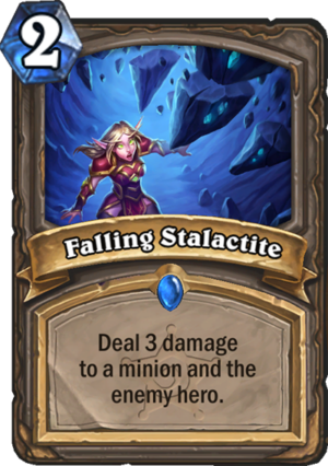 Falling Stalactite Card