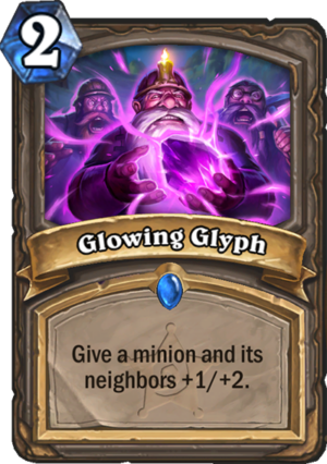 Glowing Glyph Card