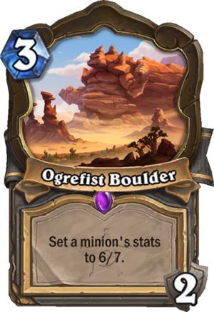 Ogrefist Boulder Card