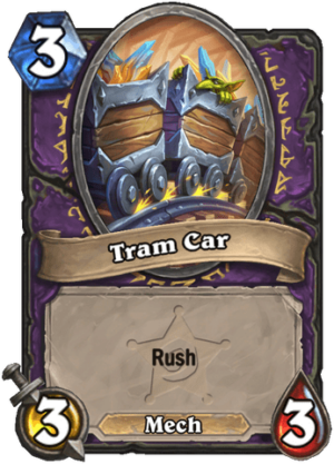 Tram Car Card