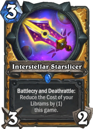 Interstellar Starslicer Card