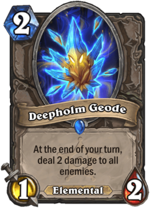 Deepholm Geode Card