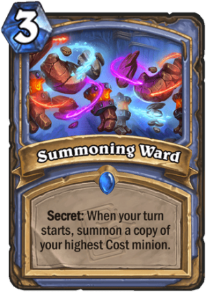 Summoning Ward Card