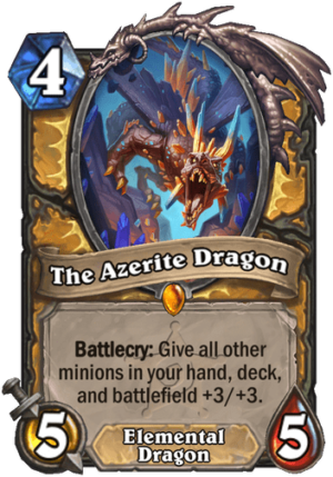 The Azerite Dragon (Legendary Excavate Treasure) Card