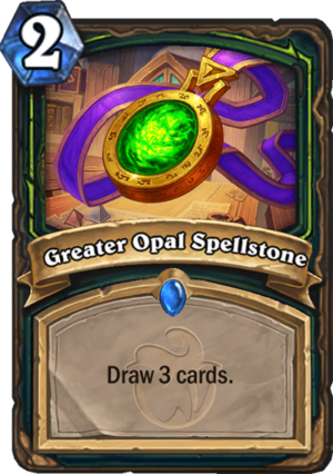 Greater Opal Spellstone Card