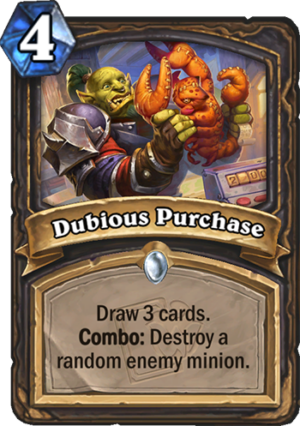 Dubious Purchase Card